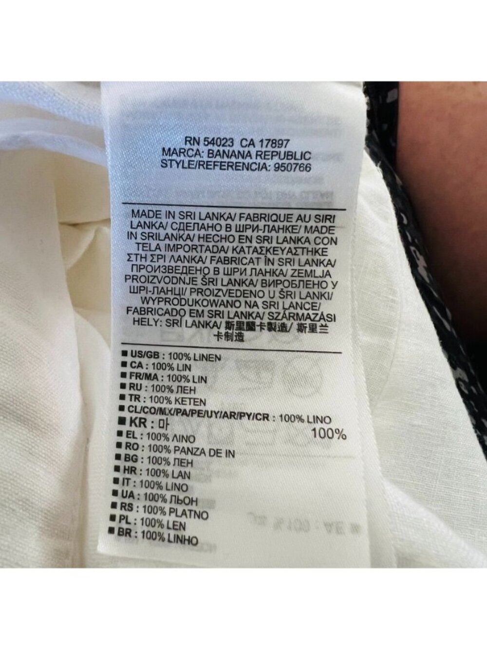 Banana Republic Womens Sz 6 White Linen Pants Lightweight Euro Summer Resort - Picture 14 of 14